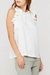 Kalliope Ruffle Tank In White