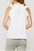 Kalliope Ruffle Tank In White