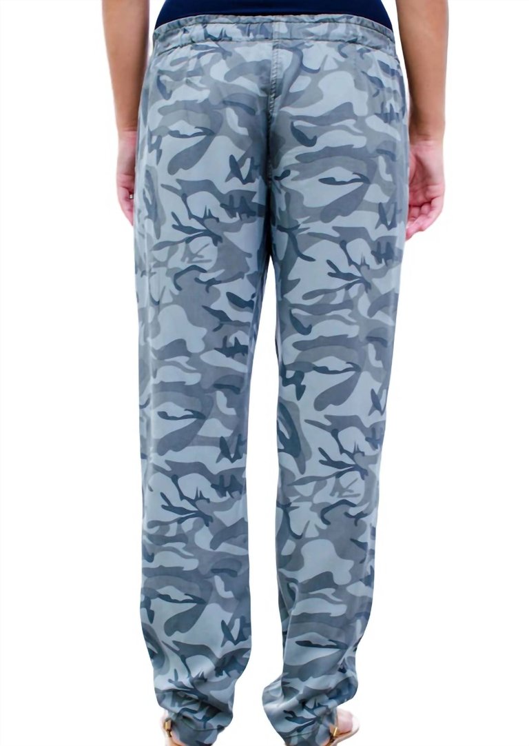 Liza Drawstring Pants In Camo