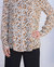 Olivine Leopard Blouse In Beige Leopard - Beige Leopard