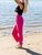 Wide Leg Pants In Hot Pink