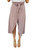 Zenya Wrap Skirt In Mauve - Mauve