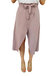 Zenya Wrap Skirt In Mauve - Mauve