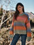 Velvet Raven Alpaca Sweater In Multi Stripe - Multi Stripe