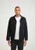 Longer Classic Black Denim Jacket with Midnight Oil Foil