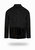 Longer Classic Black Denim Jacket with Midnight Oil Foil - Classic Black Denim