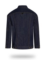 Longer Indigo Denim Jacket