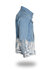 Longer Light Wash Denim Jacket with Mercury Foil