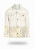 Longer Off-White Denim Jacket with Champagne Gold Foil - Off-White Denim