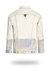 Longer Off-White Denim Jacket with Holographic Foil