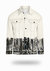 Longer Off-White Denim Jacket with Midnight Oil Foil - Off-White Denim