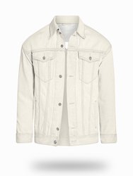 Longer Off-White Denim Jacket