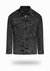 Longer Washed Black Denim Jacket - Washed Black Denim