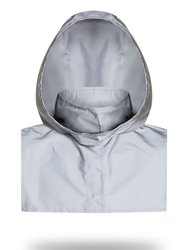 Reflective Silver Waterproof Hood - Silver