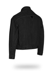 Shorter Classic Black Denim Jacket