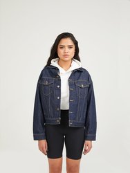 Shorter Indigo Denim Jacket