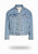 Shorter Light Wash Denim Jacket