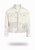 Shorter Off-White Denim Jacket with Mercury Foil