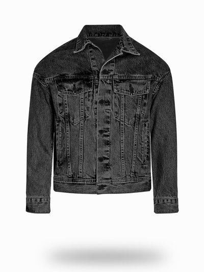 Venim Shorter Washed Black Denim Jacket product