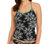 Abby Tie Back Tankini Top In Sparkle Like Champagne - Sparkle Like Champagne