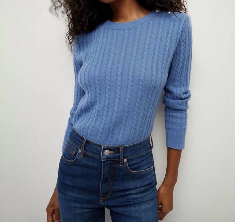 Alder Cashmere Pullover - Skylight