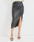 Ari Vegan Leather Skirt - Black