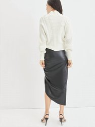 Ari Vegan Leather Skirt