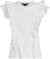 Bardot Ruffle Tee Wht - White