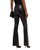 Beverly High Rise Skinny Flare Jean In Black Faux Leather