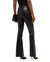 Beverly High Rise Skinny Flare Jean In Black Faux Leather