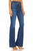 Beverly High Rise Skinny Flare Jeans In Bright Blue