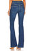 Beverly High Rise Skinny Flare Jeans In Bright Blue