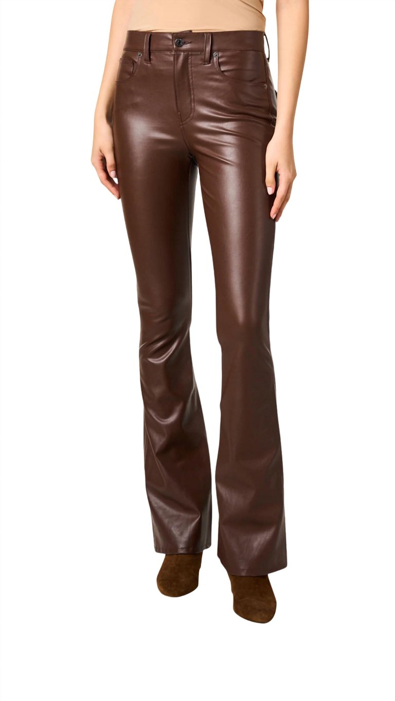Beverly Leather Pant - Brown
