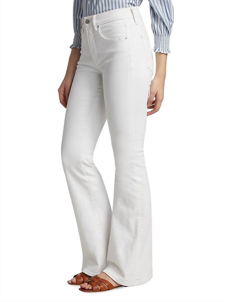 Beverly Skinny Flare Jean In White