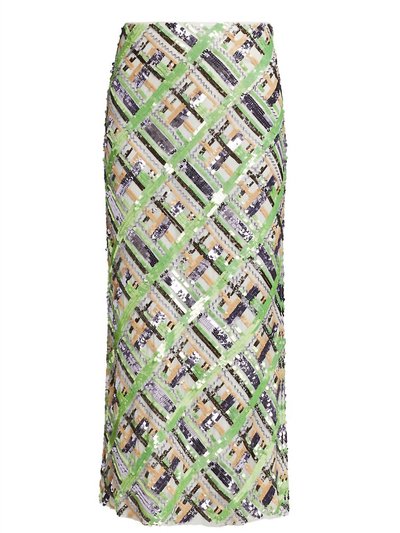 Veronica Beard Brent Sequined Midi-Skirt In Multi product