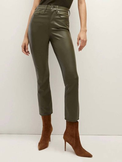 Veronica Beard Carly Vegan Leather Kick Flare Pant product