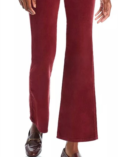 Veronica Beard Carson Corduroy Ankle Pants In Oxblood product