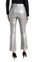 Carson Metallic High Rise Ankle Jean In Light Gunmetal