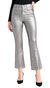 Carson Metallic High Rise Ankle Jean In Light Gunmetal - Light Gunmetal