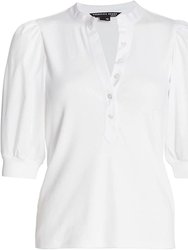 Coralee Top - White - White