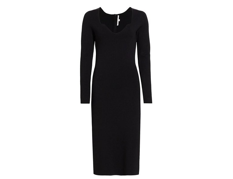 Imka Knit Dress - Black - Black