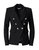 Veronica Beard Women's Millery Dickey Black Wool Lined Double Breasted Blazer - Black