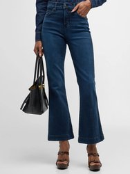 Women Carson High Rise Ankle Flare Jeans Soul Search - Blue