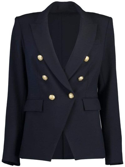 Veronica Beard Women's Navy Blue Dickey Classic Double Breasted Jacket Blazer product
