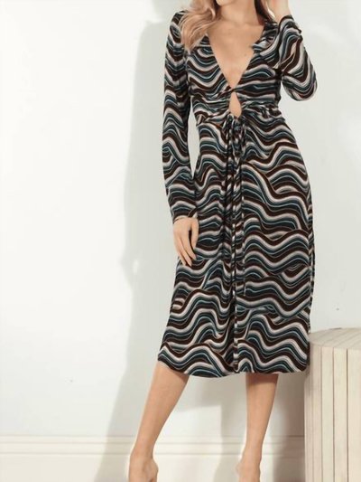 Veronica M Bell Keyhole Dress In Cali product