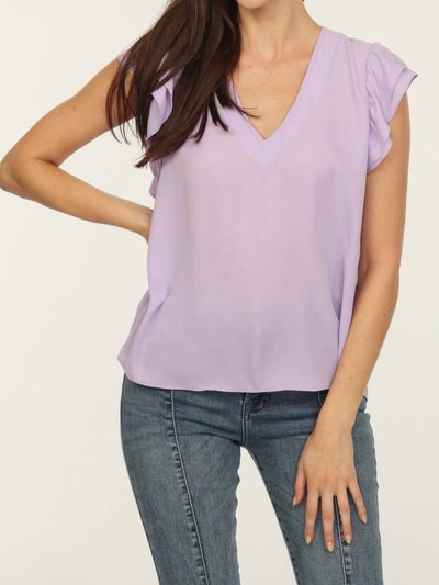 Veronica M V-Neck Ruffle Blouse product