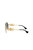 Aviator Metal Sunglasses With Grey Polarized Lens In Gold