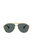 Aviator Metal Sunglasses With Grey Polarized Lens In Gold - Gold