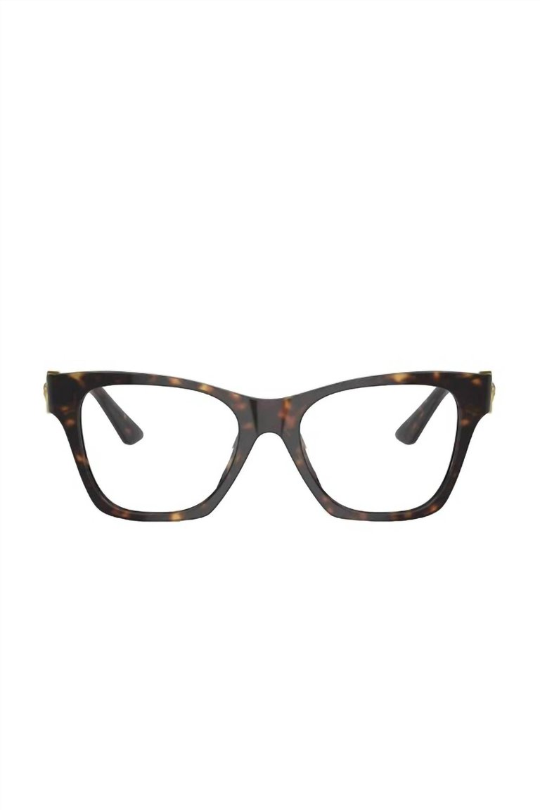 Cat-Eye Plastic Eyeglasses In Havana