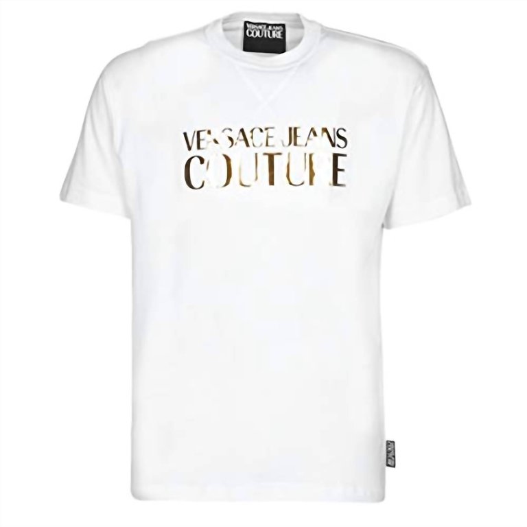 Couture Men Metal Logo T-Shirt
